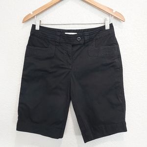 🔴3/$20 WHBM Black Bermuda Shorts Size 0